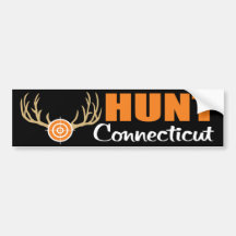 Hunt Connecticut Bumper Sticker