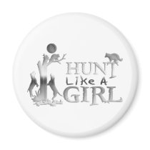 HUNT LIKE A GIRL COON HUNTING MAGNETS
