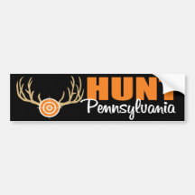 Hunt Pennsylvania Bumper Sticker