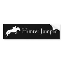 Hunter Jumper bumper stickers