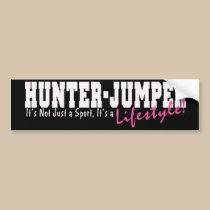 Hunter Jumper Horse bumper stickers