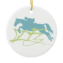 Hunter Jumper Horse Christmas Ornaments