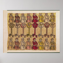 Hunters and birds perched in trees posters