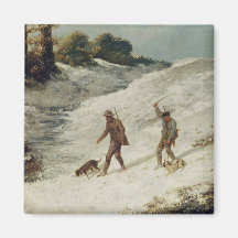 Hunters in the Snow or The Poachers Magnet