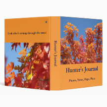 Hunter's Journal! binder Photos Notes Maps Plans