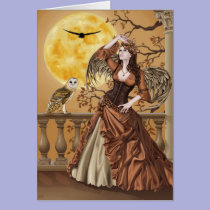 Hunter's Moon - Greeting Card cards