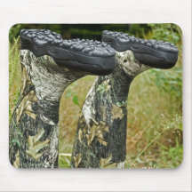 Hunting Boots Mouse Pad
