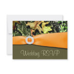 Hunting Camo RSVP Wedding Cards invitations