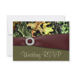 Hunting Camo RSVP Wedding Cards invitations