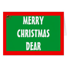 Hunting Christmas Greeting Card