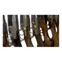 hunting guns business card template