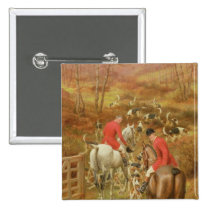 Hunting Scene, 1906 buttons