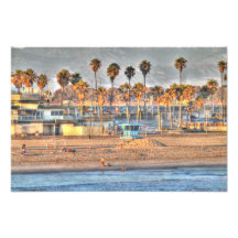 Huntington Beach Shorline Photo