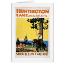 Huntington Lake and the Sierras Greeting Cards