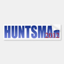 Huntsman 2012 bumper sticker