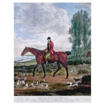 Huntsman to his majestys harriers personalized letterhead