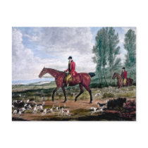 Huntsman to his majestys harriers postcards
