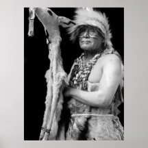 Hupa Ceremonial Costume, 1923 Posters