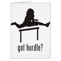 Hurdle Greeting Cards