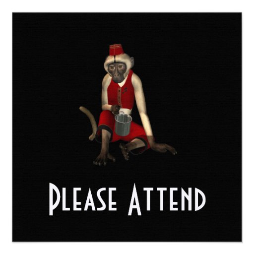 Hurdy Gurdy 3D Music Monkey 12 Custom Invite