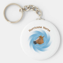Hurricane Horse Key Chain