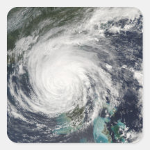 Hurricane Jeanne Square Stickers