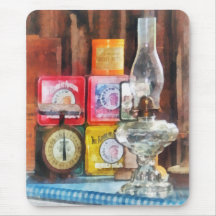 Hurricane Lamp and Scale Mousepads