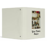 Hurricane Lamp in Pantry Recipe Binder