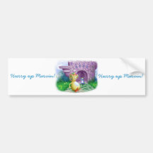 Hurry up Marvin! Bumper Sticker