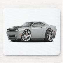 Hurst Challenger Silver Car Mousepad