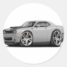 Hurst Challenger Silver Car Stickers