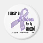 Husband - General Cancer Ribbon Refrigerator Magnets