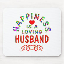 Husband Happiness Mousepad