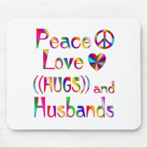 Husband Hugs Mouse Pad