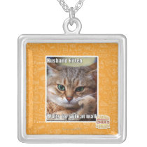 Husband Kitteh Custom Necklace