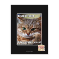 Husband Kitteh Post Card