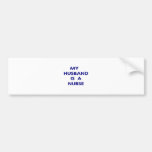Husband Nurse 1 Bumper Sticker