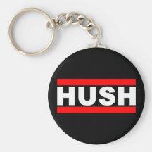 Hush Logo Keychain