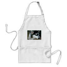 Husky Dog Apron