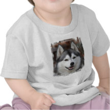 Husky Dog Baby T-Shirt