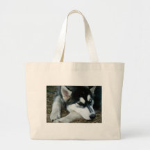 Husky Dog Canvas Bags