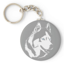 Husky Keychain Siberian Husky Malamute Dog Gifts