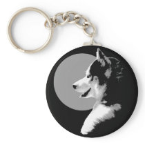 Husky Keychain Siberian Husky Malamute Dog Gifts