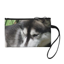 Husky Profile Coin Purse