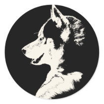 Husky Stickers Siberian Husky Malamute Stickers