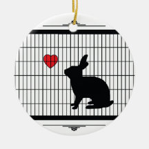 HUTCH BUNNY CHRISTMAS ORNAMENTS