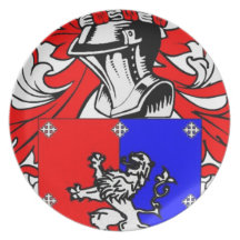 Hutchinson Coat of Arms Party Plate