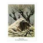 Hutte de Milou par Caspar David Friedrich Cartes Postales