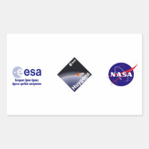 HUYGENS: Probe to Titan Rectangle Stickers