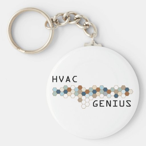 HVAC Genius Keychains